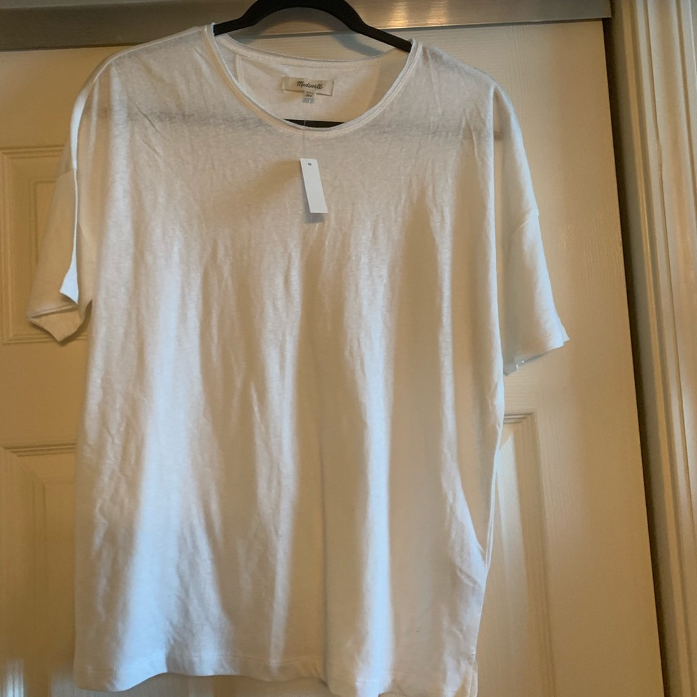 Madewell plain white tee